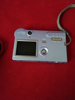 Casio Exilim EX - S2 Digital Camera 2MP Vintage Made in JAPAN W Charger 3