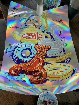 311 Boston Foil Tour Poster Signed Autographed By 18x24 Band Signed Munk One