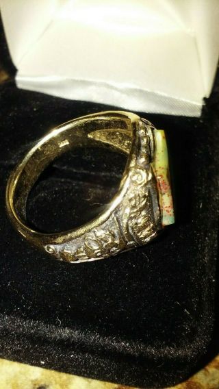 West Point USMA 1861 Civil War Class Ring 14k Gold Size 9.  5 LOOK 3