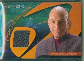Star Trek 40th Anniversary (c 33) Captain Jean - Luc Picard Costume Card