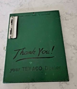 Texaco - Credit Card Clipboard - Green
