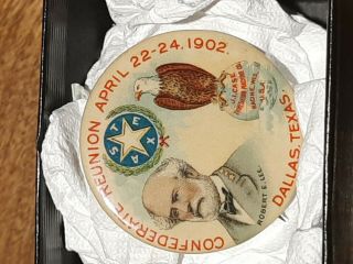 1902 Confederate Reunion Pin
