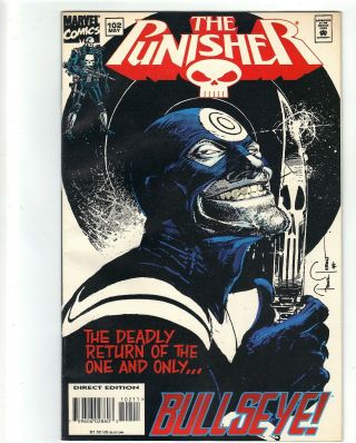 The Punisher 102 (classic Bullsey Cover) Marvel Comics 1995=nm