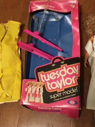 Vintage Ideal Tuesday Taylor Dolls Box Extra Clothes Clothing Fashion Stepper