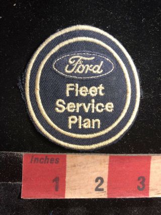 Vtg Ford Fleet Service Plan Advertising Patch 93j7
