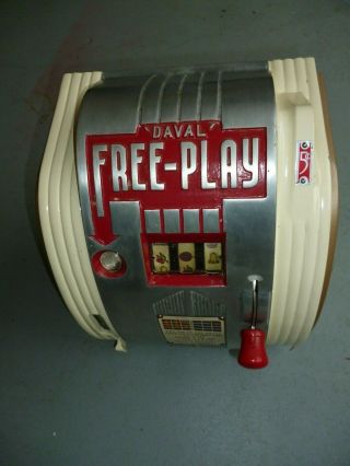 1946 Daval Play Trade Stimulator Slot Machine Parts Or Restoration