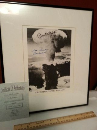 Hiroshima Cloud 8 X 10 Signed By Enola Gay Crew