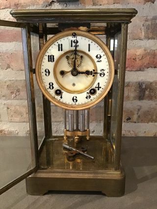 Ansonia Brass Mantle Clock 2