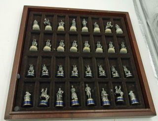 1983 Civil War Chess Set Manufactured By The Franklin