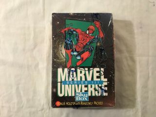 1992 Impel/skybox Marvel Universe Series 3 Trading Card Factory Box Read