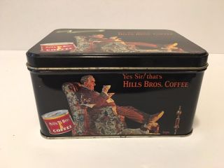 1998 Holiday Edition Hills Brothers Coffee Tin - Norman Rockwell 2