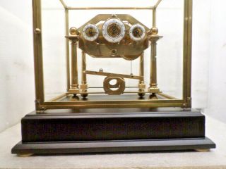 Antique Style Comitti William Congreve Rolling Ball Clock With Front Door Dome