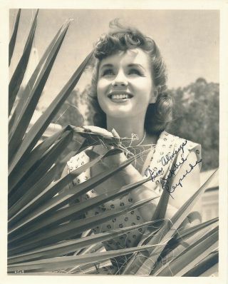 Debbie Reynolds - Vintage Sepia Signed Photograph
