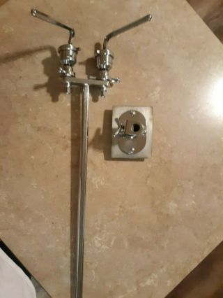 Vintage 60s 70s Rogers Swivomatic Double Tom Mount W/arms & Bass Drum Mount