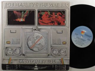 Bob Marley & The Wailers Babylon By Bus Island 2xlp Die - Cut Cover W/poster