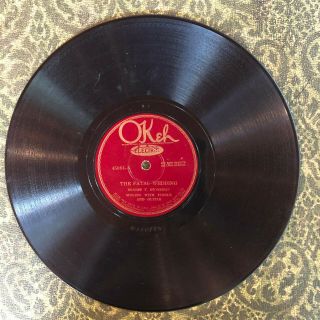 Okeh 45084 Ernest Stoneman FATE OF THALMAGE 78 rpm Country E - 1927 Kahle Brewer 2