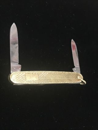 Vintage Esemco 14k 2 Blade Pocket Knife