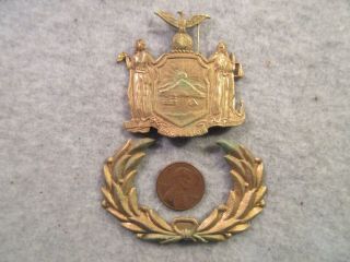 Indian Wars Hat Badge Device And Wreath 1870 - 80