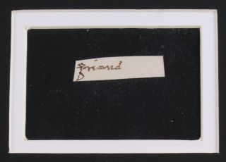 John Quincy Adams 19.  5x23.  5 Custom Framed Hand - Written Word from Letter JSA LOA 2