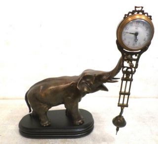 Mystery Mechanical Elephant Mystery Swinger Clock - - Whole Clock Movement Swings