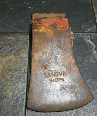 Vintage Sandvik Sweden Hatchet