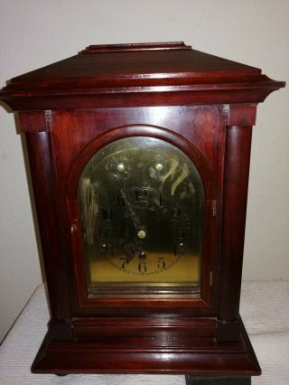 Antique,  Westminster Chimes Bracket Clock,  Made In Germany.  Order.