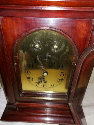 Antique,  Westminster Chimes Bracket Clock,  Made in Germany.  Order. 2
