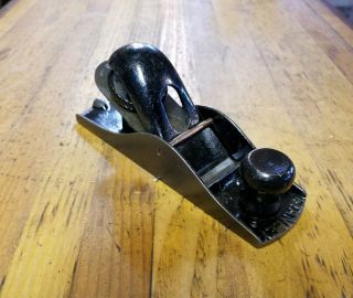 Rare Antique Stanley Sweetheart Low Angle Block Plane ☆vintage Woodworking Tools