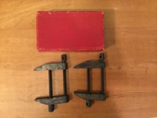Pair Vintage Ls Starrett No.  161 - C Machinist Parallel Clamp Milling Holding Tool