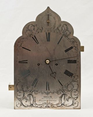 English 2 Fusee Bracket Clock Movement & Dial @ 1845 Belgrave Square,  London Wow