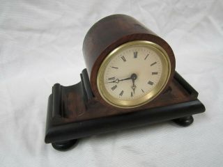 Very Rare 1855 Antique French Medaille 8 Day Shelf Mantle Clock W/ Egg Pendulum