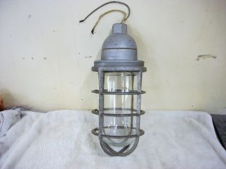 Vintage Killark Explosion Proof Cage Light Vcg - 200 - 13 " Industrial