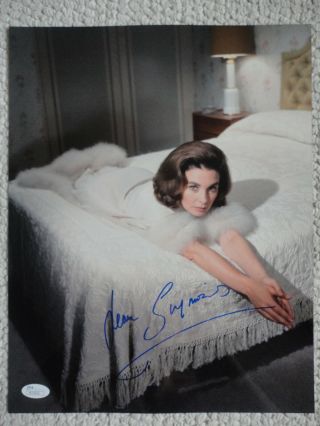 Jean Simmons Hand Signed Oversized 11x14 Photo Hollywood Legend Jsa