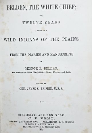 WHITE MAN INDIAN CHIEF native american SIOUX Plains BUFFALO HUNTING war OLD WEST 3