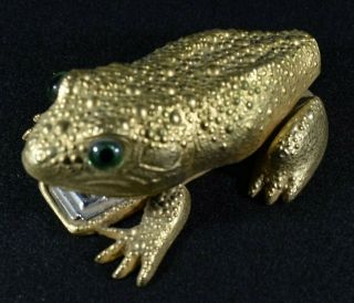 Extremely Rare Ted Arnold Vintage Frog Brass Stapler - Really