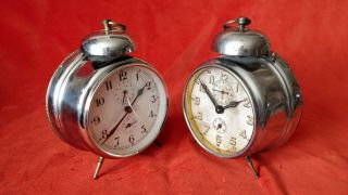 A antique German watches with an alarm clock.  Gustav Becker and Junghans. 2