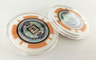 Rare 1st Edition Satori Poker Chips | Bitcoin Btc Coins Gem Bu