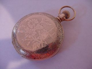 1886 Waltham 14k Gold Filled Hunting Case Pocket Watch