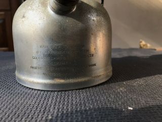 Old Coleman 249 Scout kerosene pressure lantern lamp Australia 1956 3