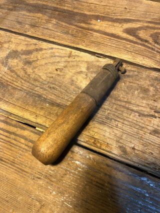 Vintage Wood Handle Saw Cross Cut Two Man Helper Supplement Antique Tool Barn
