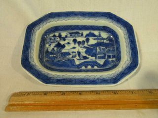 Antique 7.  5 " Chinese Export Canton Small Bowl / Tray