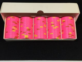 100 Paulson Top Hat & Cane.  50 Poker Chips - Terrible 