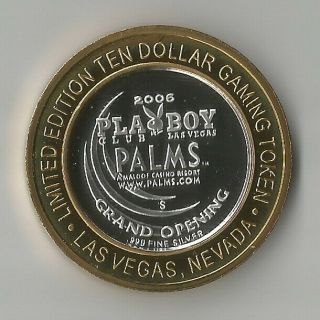 Palms Casino Las Vegas.  999 Silver $10 Silver Strike Playboy Playmate Butterfly