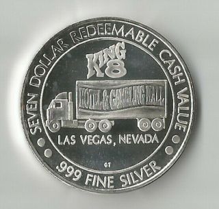 King 8 Casino Las Vegas.  999 $7 Silver Strike Ct 777 Winner Slot Machine