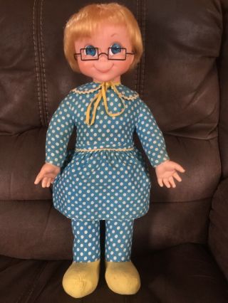 1967 Mattel Mrs.  Beasley - Cleaned And Repaired To Talk - L