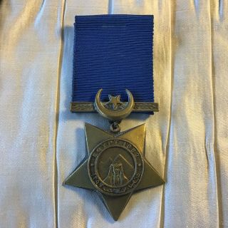 British Victorian Medal 1882 Khedive’s Star Named To 1st Bn Gordon Highlanders