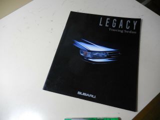 Subaru Legacy Touring Sedan Japanese Brochure 1991/05 Bc5 Bca/3/4/2 Ej20 Ej18