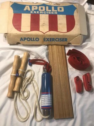 Vintage 1970’s Apollo Exerciser Set From Physical Fitness Institute Of America
