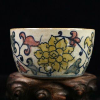 Fine Chinese Blue And White Underglaze Red Porcelain Flower Pot /wb01