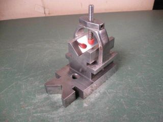 Old Machining Tools Machinist Fine Fine Precision Universal V - Block W/clamp